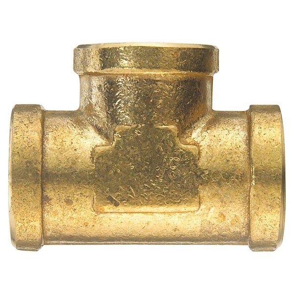 Homeplus+ ATC 1/2 in. FPT X 1/2 in. D FPT Brass Tee 6JC120910711035 - main